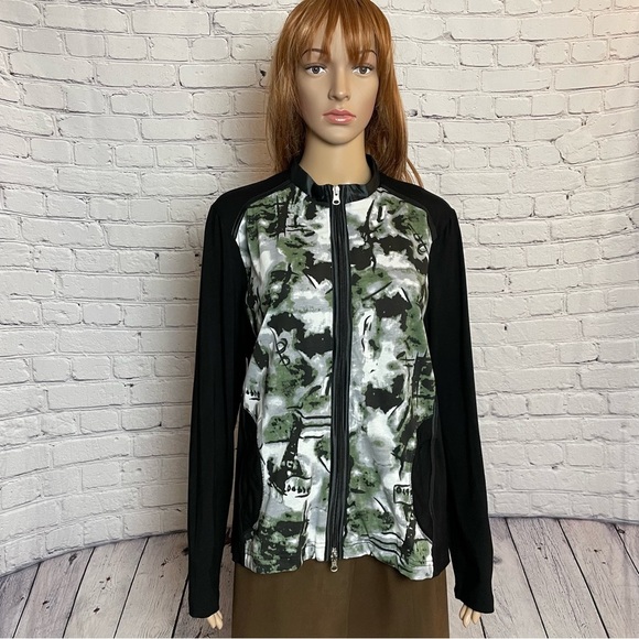 Mystery New York Jackets & Blazers - Mystery New York Zip Rayon Jacket Size XL